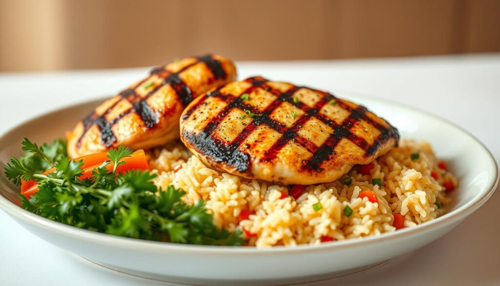 Fitness Nutrition Chicken and Rice Meal