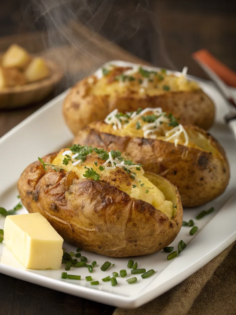 how to make baked potatoes