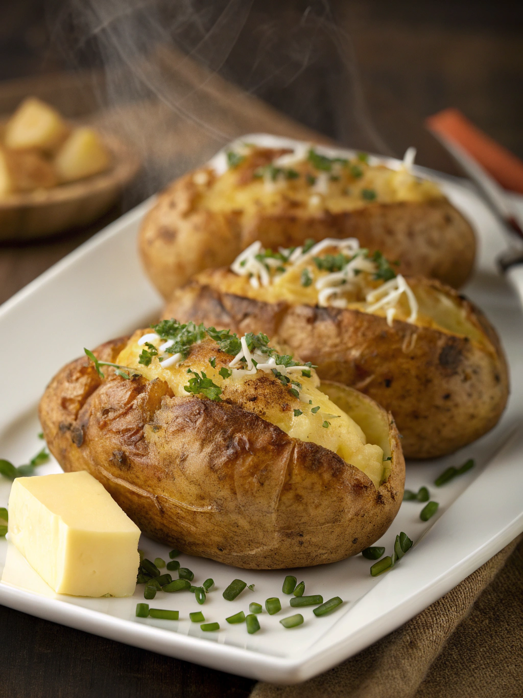 how to make baked potatoes