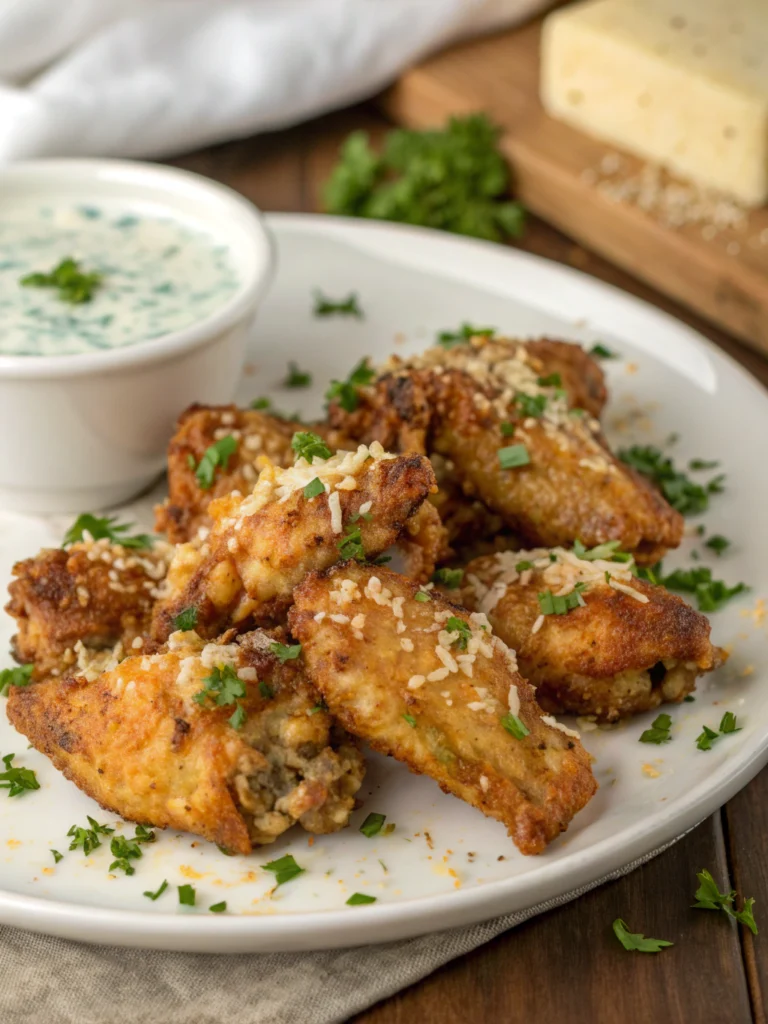 garlic parmesan wings