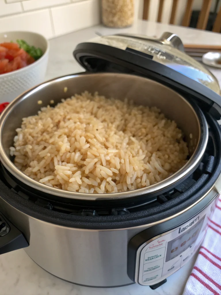 instant pot brown rice