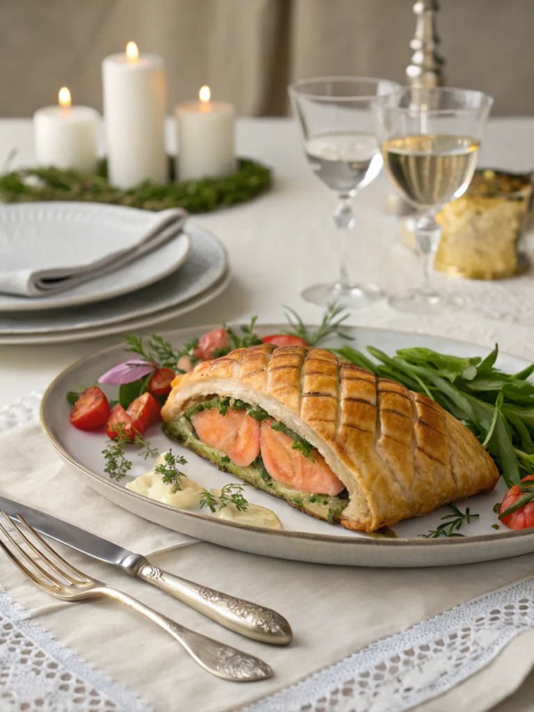 salmon wellington recipe