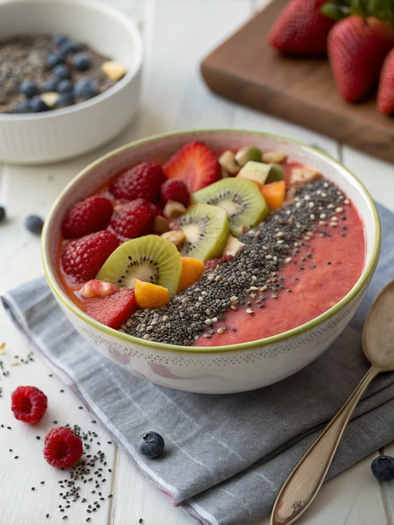 chia seeds in fruit smoothies